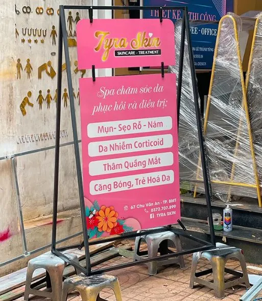 Các loại biển vẫy đứng phổ biến tại Làm Bảng Hiệu Co