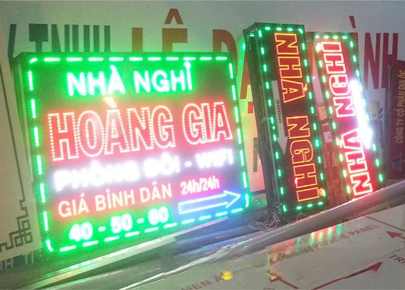 Dịch vụ làm biển led karaoke tại Làm Bảng Hiệu Co