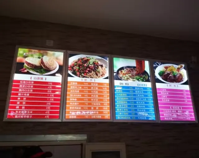 Dịch vụ làm biển led menu    