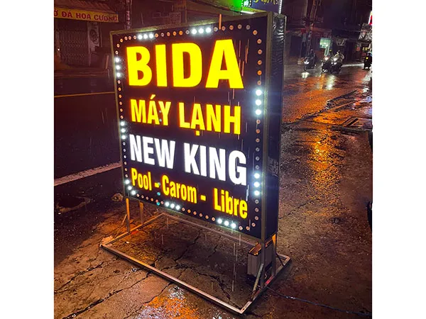 Dịch vụ làm biển vẫy bida    