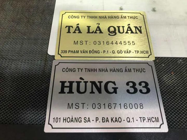Quy trình đặt dịch vụ làm biển công ty alu tại Làm Bảng Hiệu Co