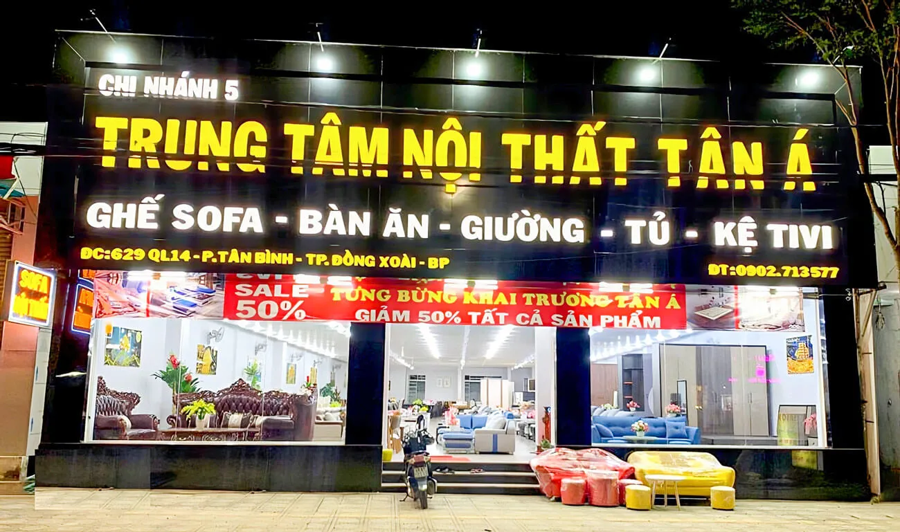 Quy trình làm bảng hiệu công ty nội thất tại Làm Bảng Hiệu Co