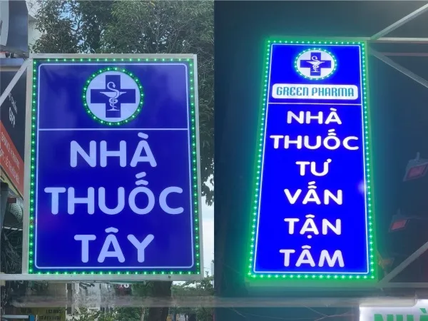 Quy trình làm biển led nhà thuốc tại Làm Bảng Hiệu Co