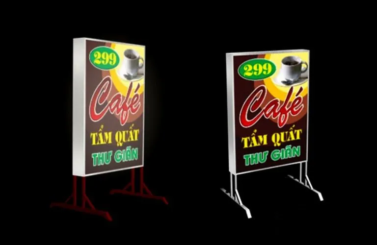 Ưu điểm của biển vẫy có chân so với các hình thức quảng cáo khác