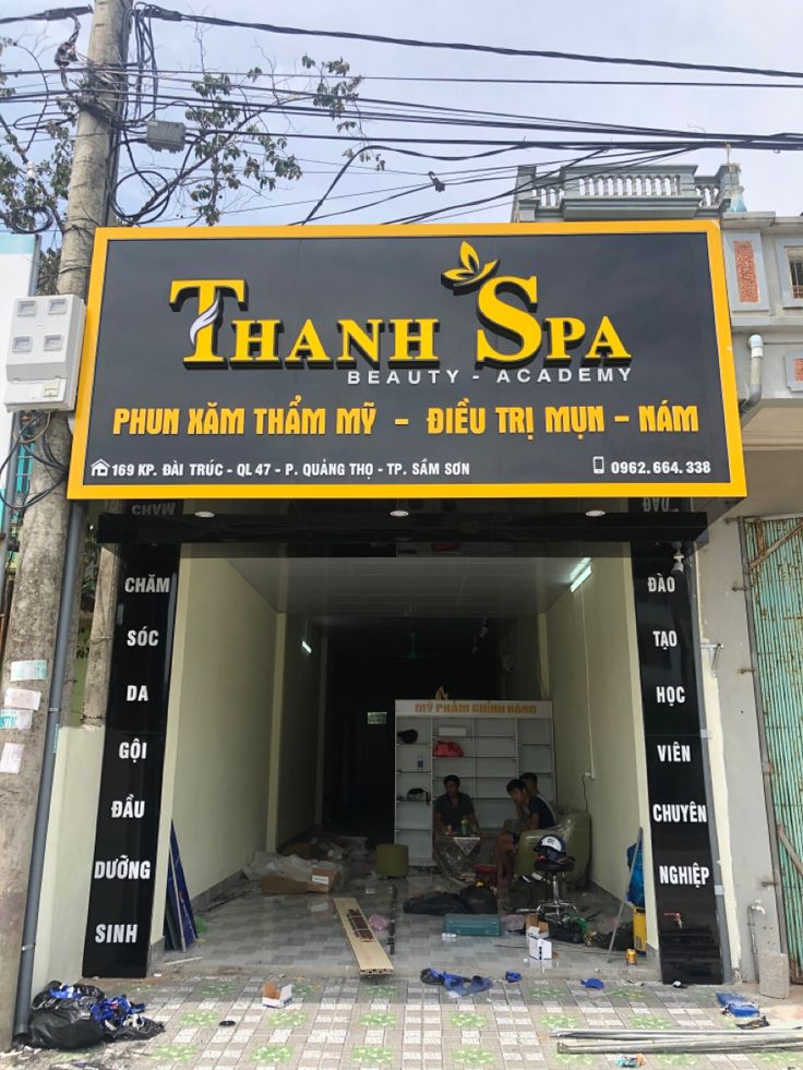 Bảng hiệu spa