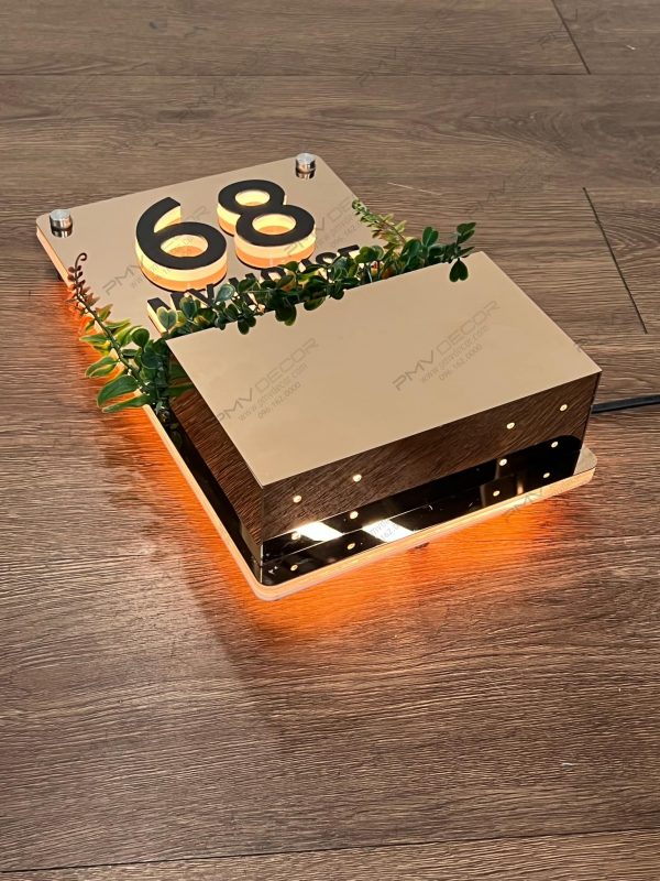 Dịch vụ làm biển số nhà đẹp TPHCM chất lượng, uy tín và giá cả hợp lý, Làm Bảng Hiệu Co chính là lựa chọn hàng đầu