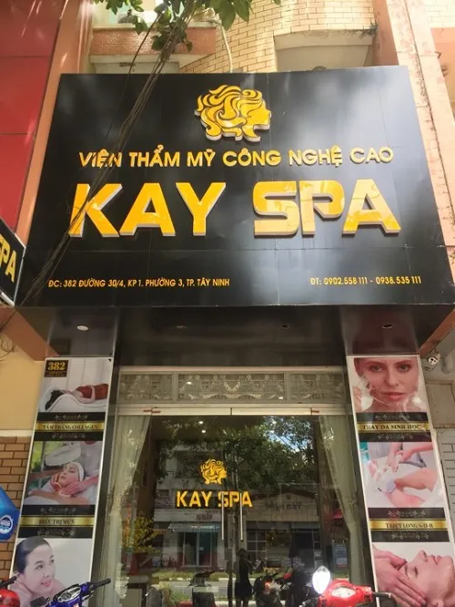 Dịch vụ làm biển quảng cáo spa tại Làm Bảng Hiệu Co