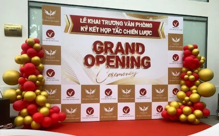 Dịch vụ in backdrop hiflex cho đám cưới và tiệc tư nhân luôn được chúng tôi chú trọng về tính thẩm mỹ cao