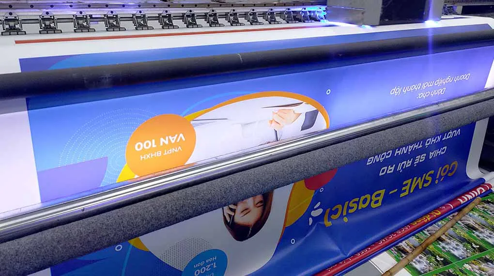 Dịch vụ in bạt 2 da   của chúng tôi là giải pháp lý tưởng cho những dự án cần tiến độ gấp