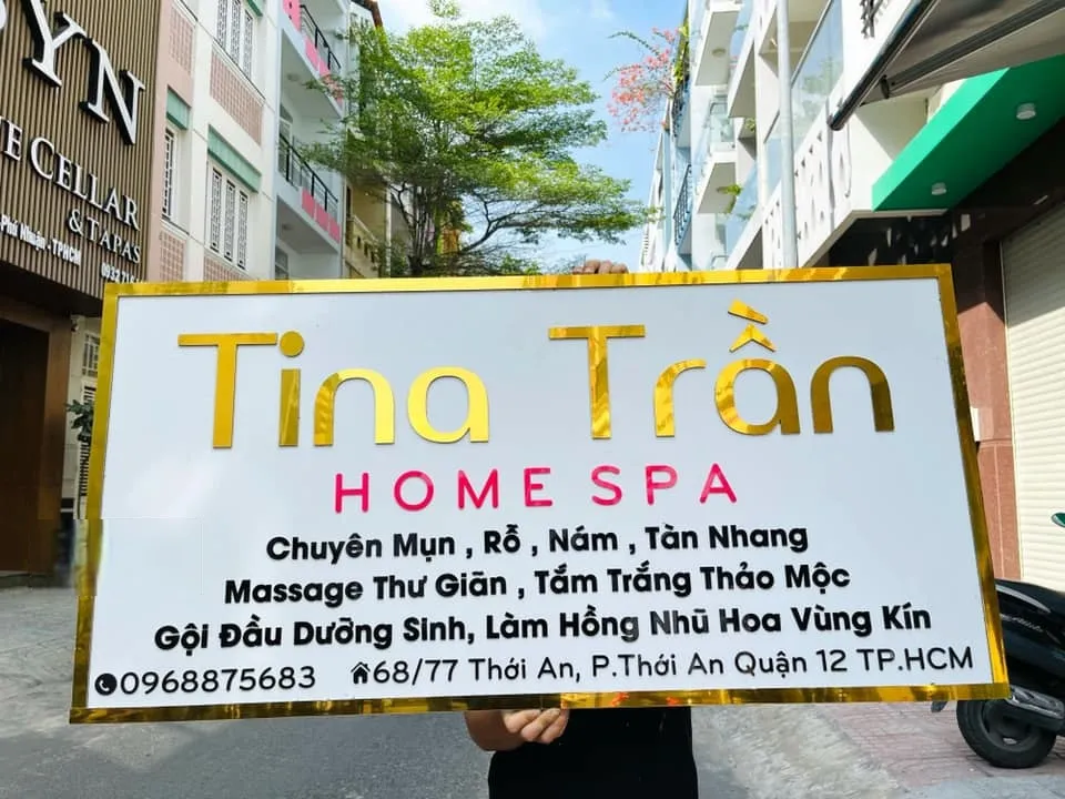 Làm Bảng Hiệu Co cam kết mang đến sản phẩm biển quảng cáo spa chất lượng cao