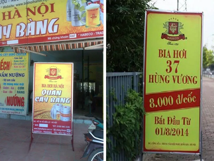 Làm Bảng Hiệu Co tự hào giới thiệu bộ sưu tập mẫu bảng hiệu quán nhậu đẹp đã thực hiện cho khách hàng