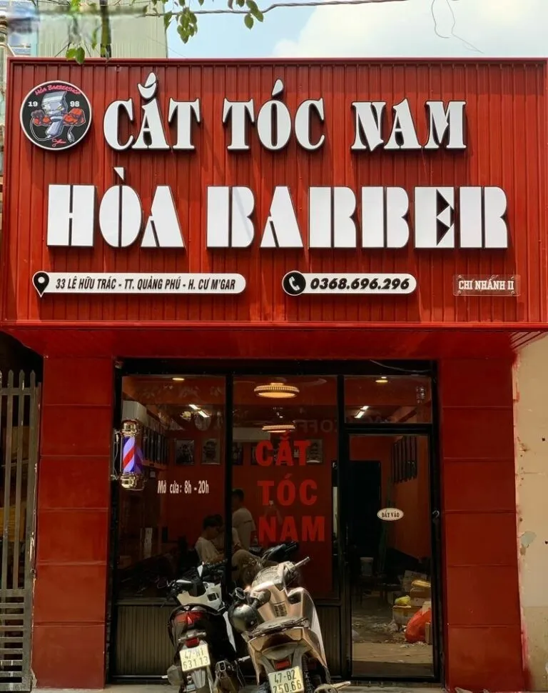 Dịch vụ làm biển quảng cáo barber shop    