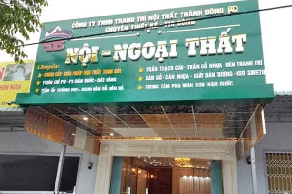 Làm Bảng Hiệu Co cũng cung cấp dịch vụ làm biển quảng cáo nội thất    