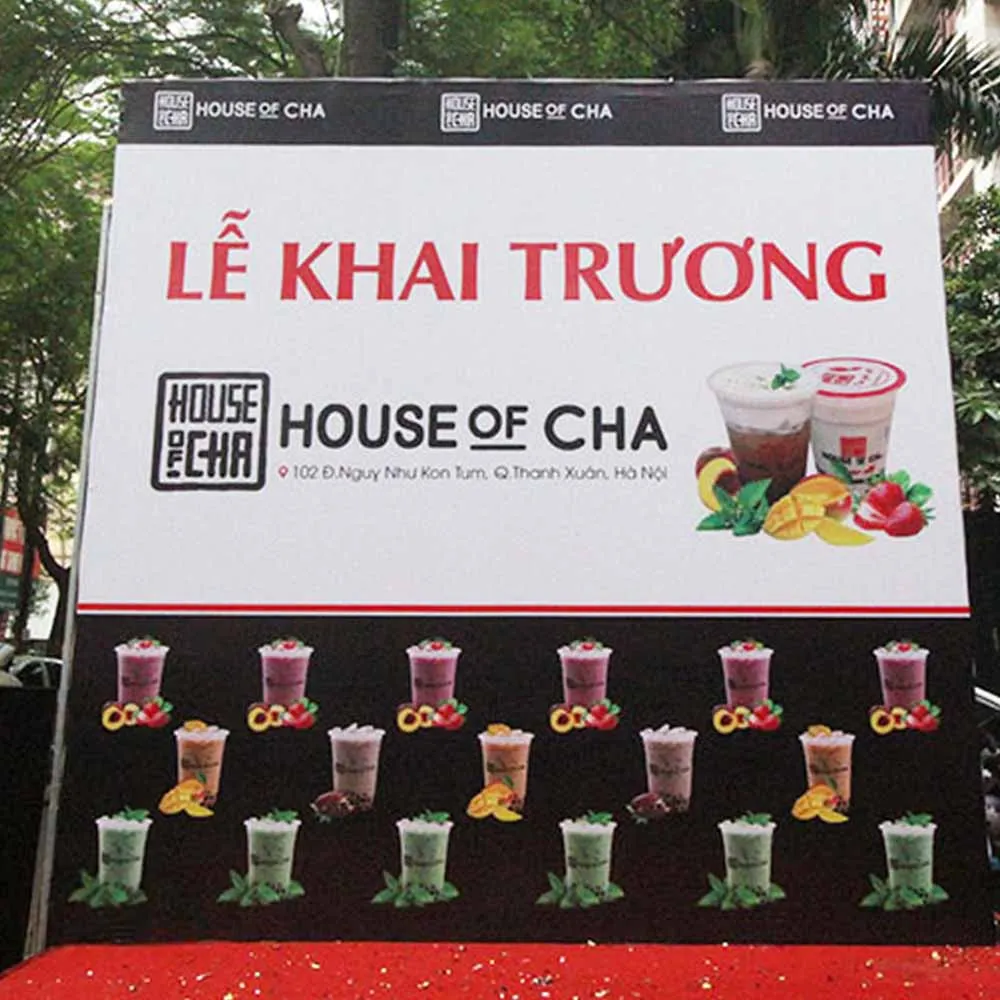 In phông bạt sự kiện là một trong những dịch vụ được ưa chuộng nhất tại Làm Bảng Hiệu Co