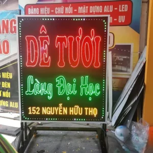 Biển LED đứng – bảng LED đứng – biển đèn LED dạng trụ