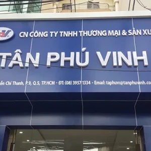 Biển công ty Alu – bảng hiệu Alu mặt dựng – thi công chuyên nghiệp