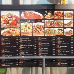 Biển LED menu – bảng menu đèn LED – menu treo phát sáng