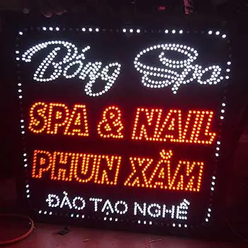 Biển LED vẫy spa – biển vẫy spa đèn LED – thiết kế sang trọng