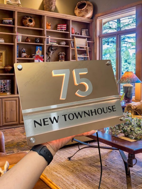 Biển số nhà – làm số nhà theo yêu cầu – chất liệu mica/alu/inox - Ảnh 17