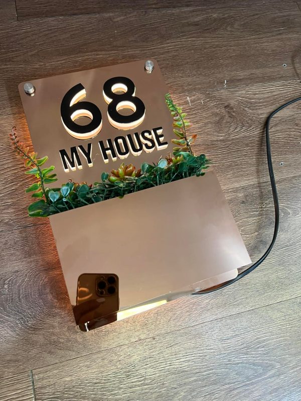 Biển số nhà – làm số nhà theo yêu cầu – chất liệu mica/alu/inox - Ảnh 11