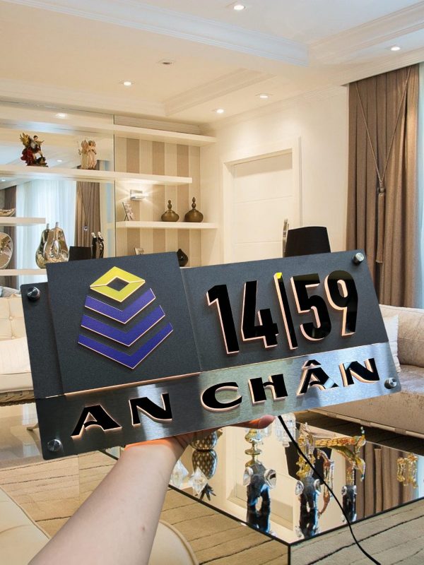 Biển số nhà – làm số nhà theo yêu cầu – chất liệu mica/alu/inox - Ảnh 7
