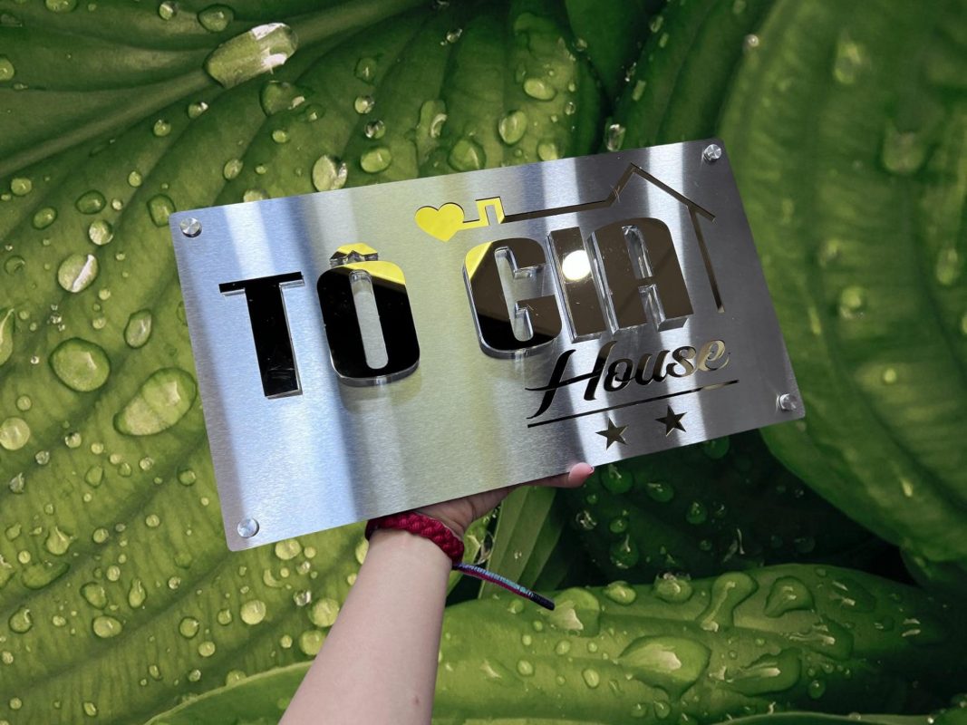 Biển số nhà – làm số nhà theo yêu cầu – chất liệu mica/alu/inox - Ảnh 2