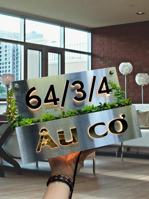 Biển số nhà – làm số nhà theo yêu cầu – chất liệu mica/alu/inox - Ảnh 24