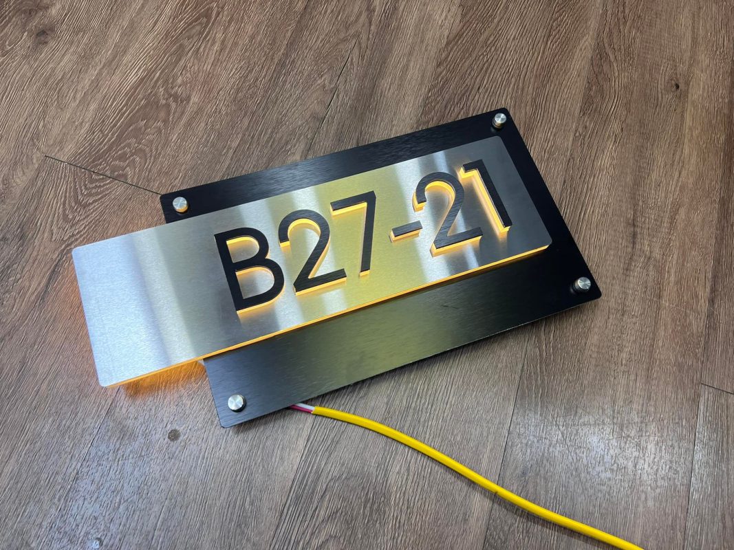 Biển số nhà – làm số nhà theo yêu cầu – chất liệu mica/alu/inox - Ảnh 22