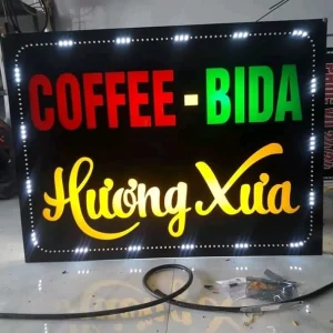 Biển vẫy bida – bảng vẫy câu lạc bộ bida – biển đèn gắn tường