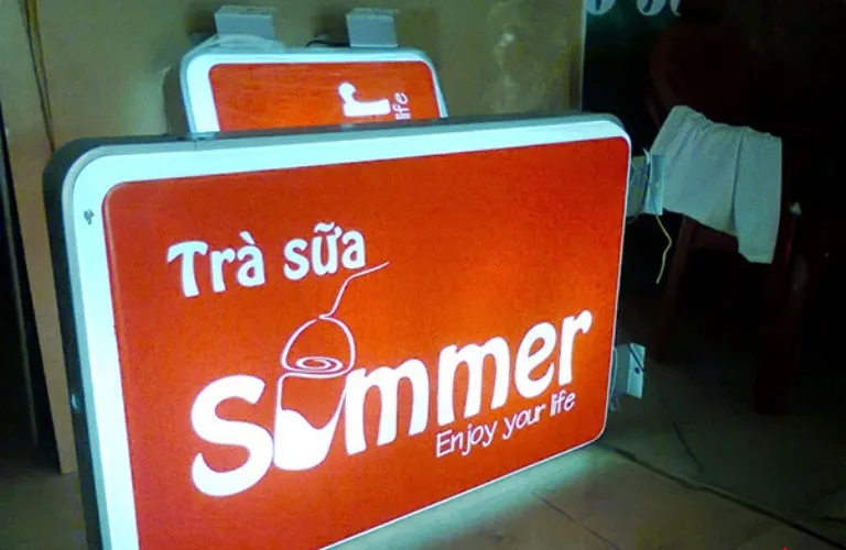 Bảng hiệu trà sữa – biển trà sữa – thiết kế theo phong cách thương hiệu - Ảnh 5