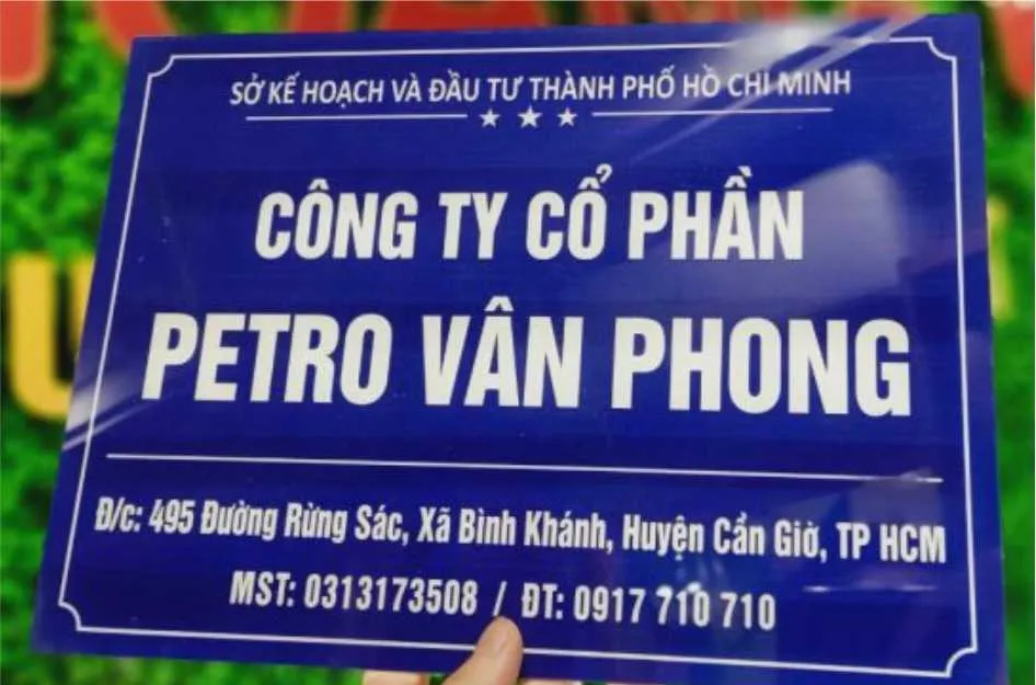 Biển công ty mica – bảng hiệu mica – thiết kế theo kích thước - Ảnh 7