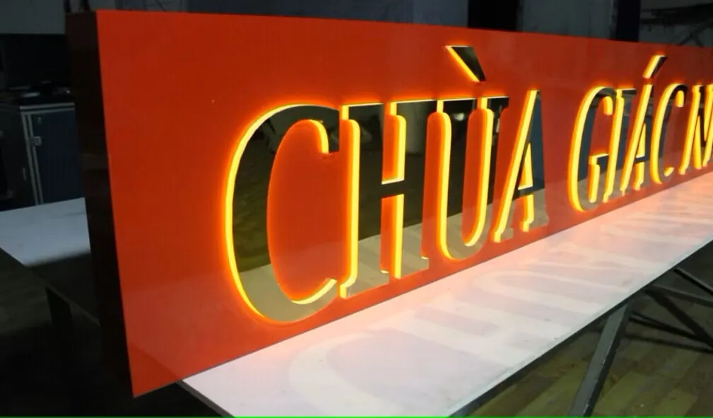 Chữ mica quảng cáo – chữ mica cắt CNC – chữ mica nổi - Ảnh 2