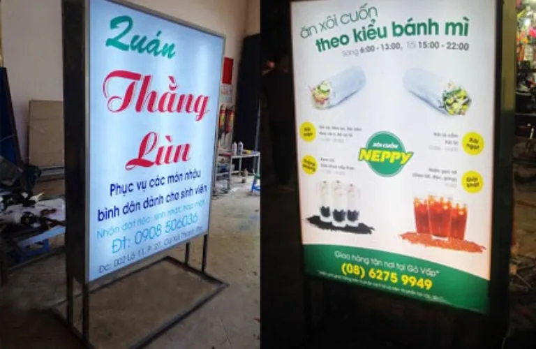 Biển vẫy có chân – bảng vẫy để đất – biển chân đứng - Ảnh 3