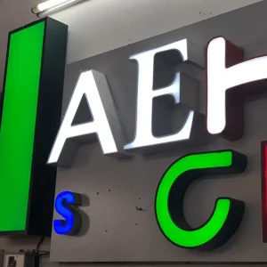 Chữ mica quảng cáo – chữ mica cắt CNC – chữ mica nổi