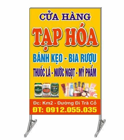 Bảng hiệu tạp hóa – biển hiệu tiệm tạp hóa – thiết kế đơn giản dễ nhìn - Ảnh 2