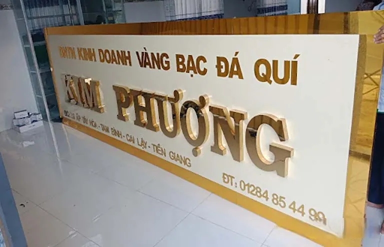Chữ Alu quảng cáo – chữ Alu cắt CNC – chữ Alu làm biển hiệu - Ảnh 5