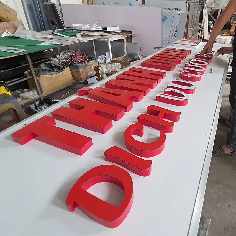 Chữ Alu quảng cáo – chữ Alu cắt CNC – chữ Alu làm biển hiệu - Ảnh 4