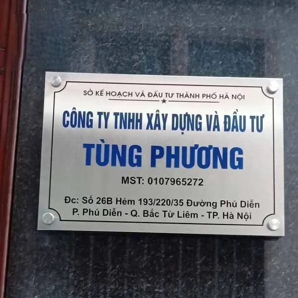 Biển tên công ty – bảng tên văn phòng – biển tên treo tường - Ảnh 3