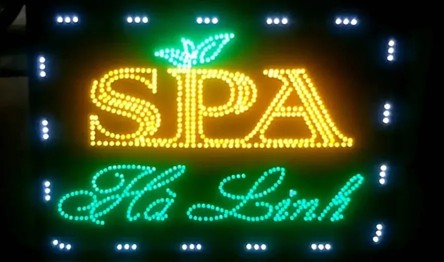 Biển LED vẫy spa – biển vẫy spa đèn LED – thiết kế sang trọng - Ảnh 2