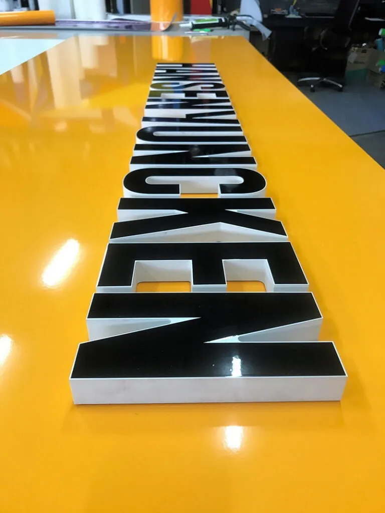 Chữ mica quảng cáo – chữ mica cắt CNC – chữ mica nổi - Ảnh 7