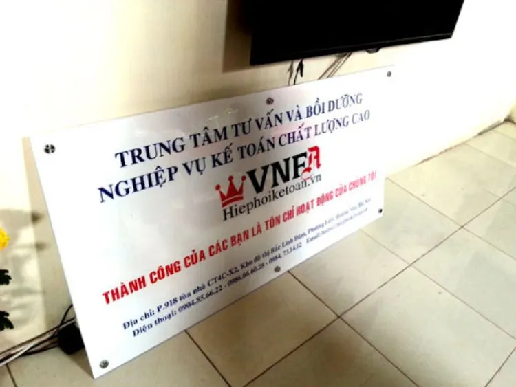 Biển công ty mica – bảng hiệu mica – thiết kế theo kích thước - Ảnh 6