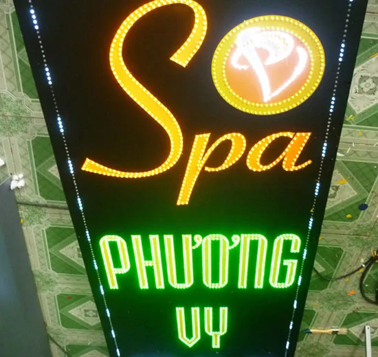 Biển LED vẫy spa – biển vẫy spa đèn LED – thiết kế sang trọng - Ảnh 4