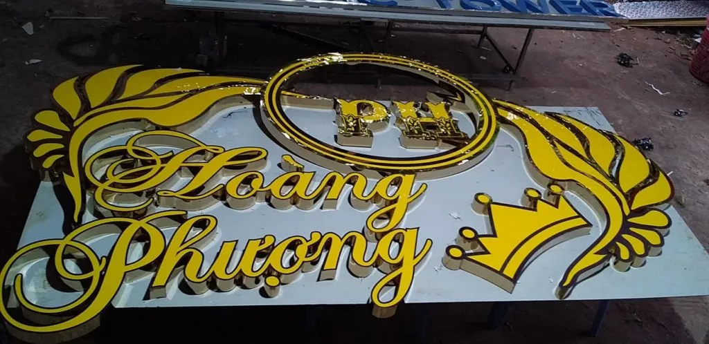 Chữ nổi quảng cáo – chữ nổi 3D – thi công chữ nổi theo yêu cầu - Ảnh 9