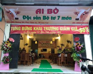 Mẫu biển bảng quảng c&aacute;o nh&agrave; h&agrave;ng đẹp
