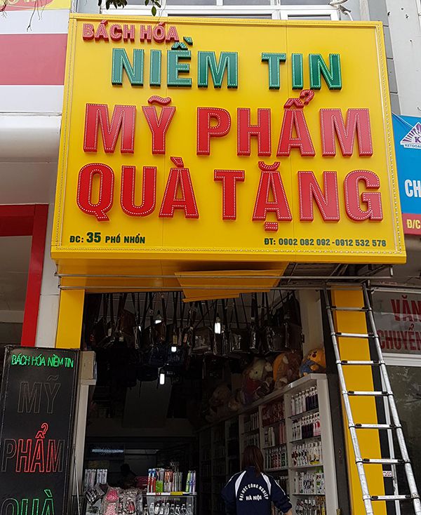 Báo Giá Và 50 Mẫu Biển Hiệu Quảng Cáo Đẹp Không Thể Tin Nổi. mau bien quang cao dep 2