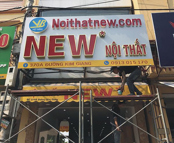 Báo Giá Và 50 Mẫu Biển Hiệu Quảng Cáo Đẹp Không Thể Tin Nổi. mau bien quang cao dep 38