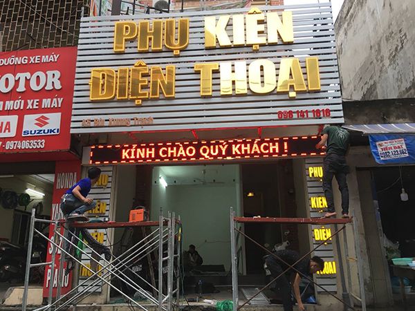 Báo Giá Và 50 Mẫu Biển Hiệu Quảng Cáo Đẹp Không Thể Tin Nổi. bien quang cao cua hang dien thoai 16