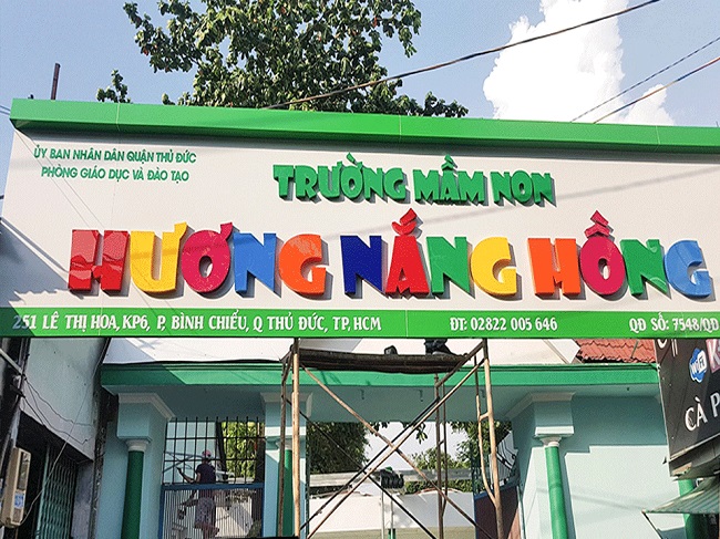Mẫu Bảng Hiệu Mầm Non Đẹp, Dễ Thương - Ảnh 6
