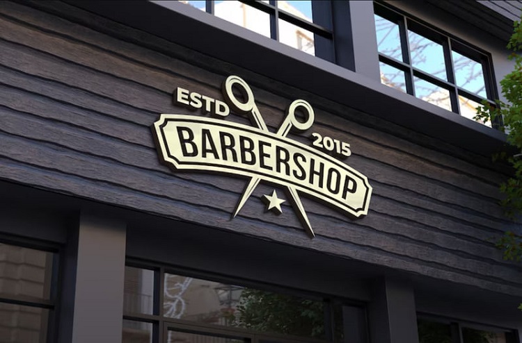 Mẫu Bảng Hiệu Barber Shop Đẹp, Thiết Kế Độc Đáo - Ảnh 15