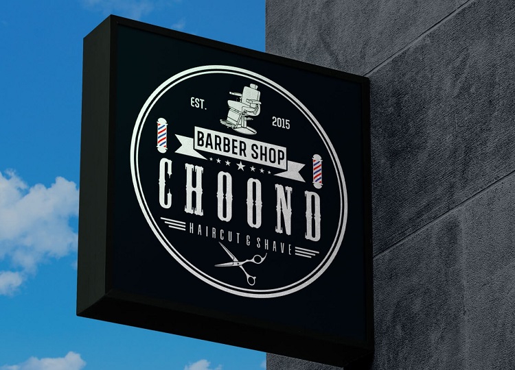 Mẫu Bảng Hiệu Barber Shop Đẹp, Thiết Kế Độc Đáo - Ảnh 4